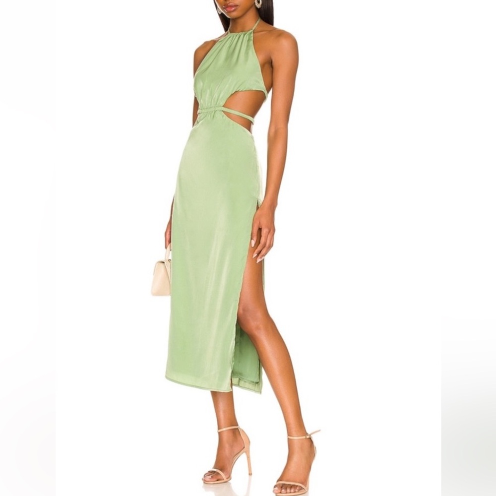 Camila Coelho Remi Midi Dress in Green
